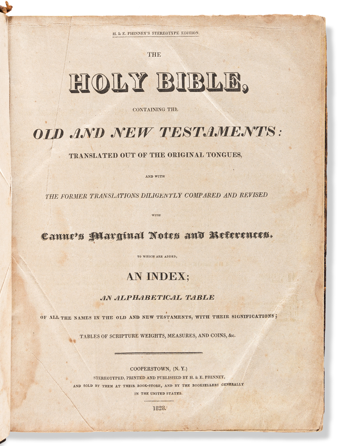 (MORMONS.) The Holy Bible, Containing the Old and New Testaments.